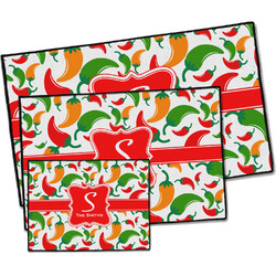 Colored Peppers Door Mat (Personalized)