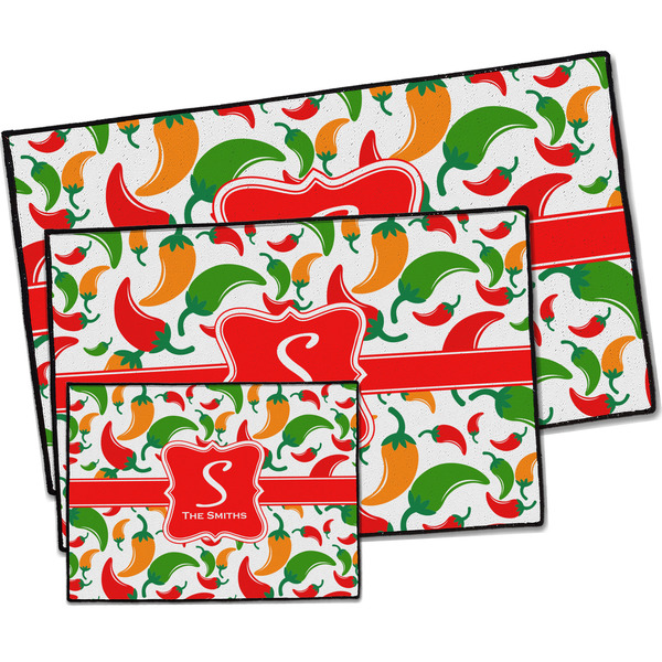 Colored Peppers Door Mats - PARENT MAIN