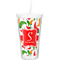 Colored Peppers Double Wall Tumbler with Straw (Personalized)