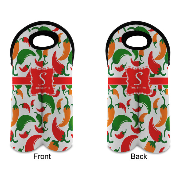 Colored Peppers Double Wine Tote - APPROVAL (new)
