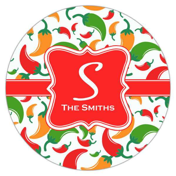 Colored Peppers Drink Topper - Medium - Single