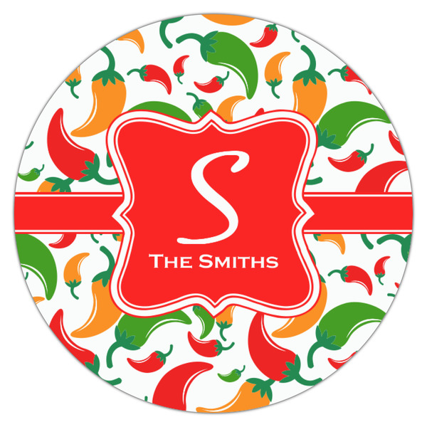 Colored Peppers Drink Topper - Small - Single