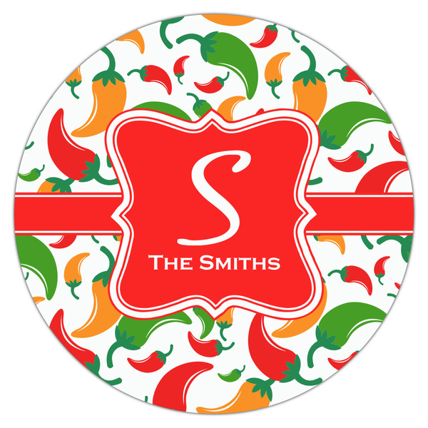 Colored Peppers Drink Topper - XLarge - Single