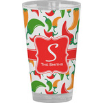 Colored Peppers Pint Glass - Full Color (Personalized)