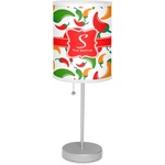Colored Peppers 7" Drum Lamp with Shade Polyester (Personalized)