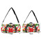 Colored Peppers Duffle Bag Small and Large