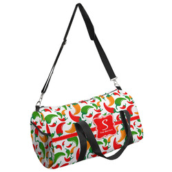 Colored Peppers Duffel Bag - Large (Personalized)