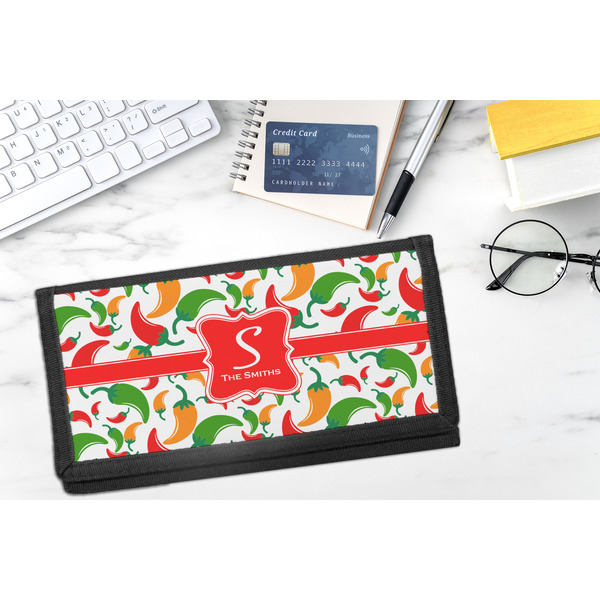 Colored Peppers DyeTrans Checkbook Cover - LIFESTYLE