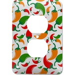 Colored Peppers Electric Outlet Plate