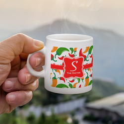 Colored Peppers Single Shot Espresso Cup - Single (Personalized)