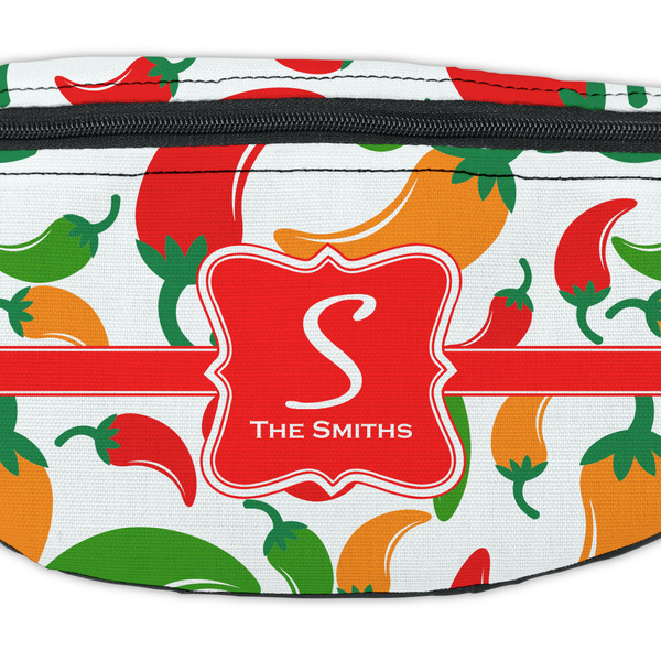 Colored Peppers Fanny Pack - Closeup