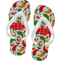 Colored Peppers Flip Flops (Personalized)