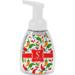 Colored Peppers Foam Soap Bottle - White (Personalized)