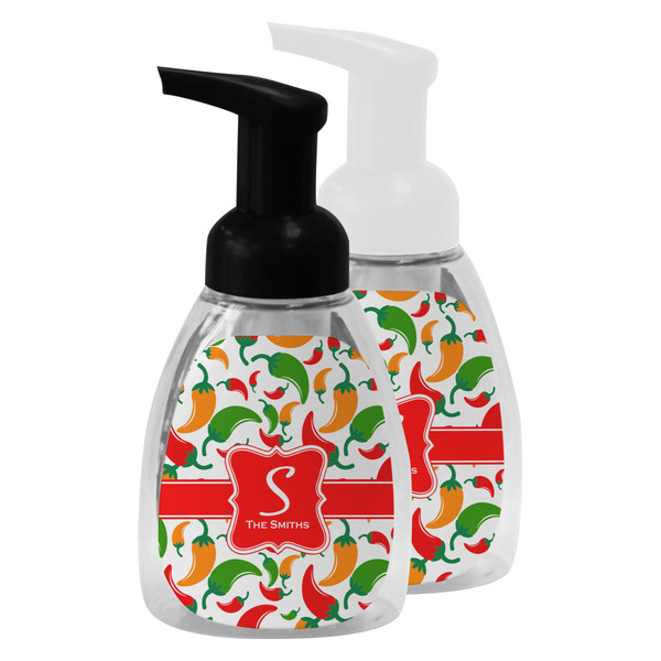 Colored Peppers Foam Soap Bottles - Main