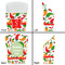 Colored Peppers French Fry Favor Box - Front & Back View