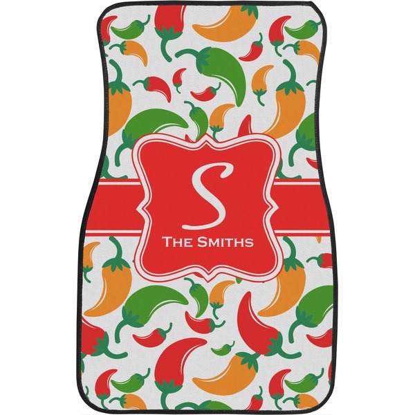 Colored Peppers Custom Car Floor Mats (Front Seat)