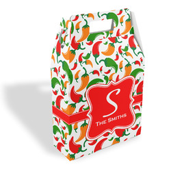 Colored Peppers Gable Favor Box (Personalized)