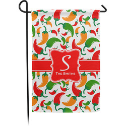 Colored Peppers Garden Flag (Personalized)
