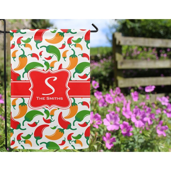Colored Peppers Garden Flag - Outside In Flowers