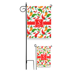 Colored Peppers Garden Flag (Personalized)