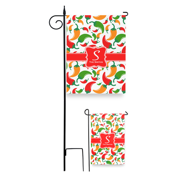 Colored Peppers Garden Flag - PARENT/MAIN