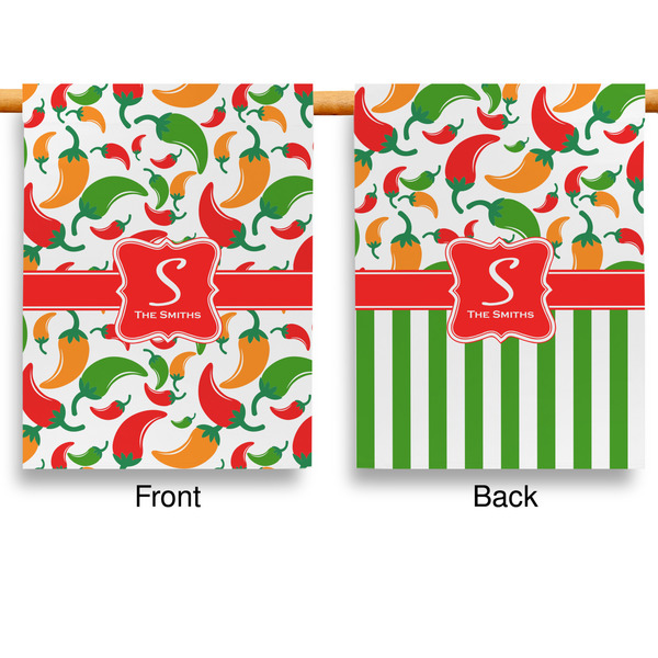 Colored Peppers Garden Flags - Large - Double Sided - APPROVAL