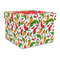 Colored Peppers Gift Box with Lid - Canvas Wrapped - Large (Personalized)