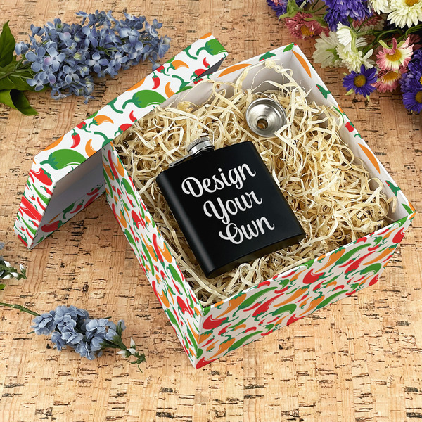 Colored Peppers Gift Boxes with Lid - Canvas Wrapped - X-Large - In Context