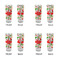 Colored Peppers Glass Shot Glass - 2 oz - Set of 4 - APPROVAL