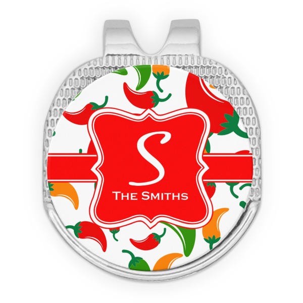 Colored Peppers Golf Ball Hat Marker Hat Clip