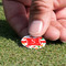 Colored Peppers Golf Ball Marker - Hand