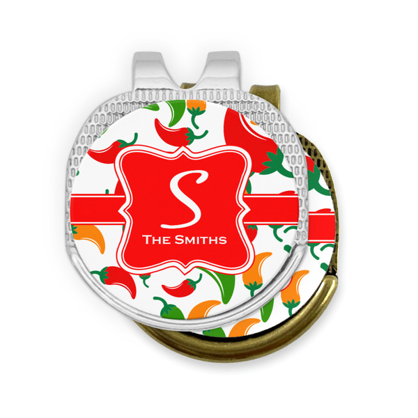 Colored Peppers Golf Ball Marker Hat Clip - PARENT/MAIN