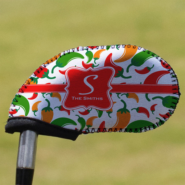 Custom Colored Peppers Golf Club Iron Cover - Single (Personalized)