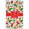 Colored Peppers Golf Towel - Poly-Cotton Blend - Large w/ Name and Initial