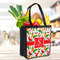 Colored Peppers Grocery Bag - LIFESTYLE