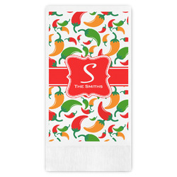 Colored Peppers Guest Towels - Full Color (Personalized)