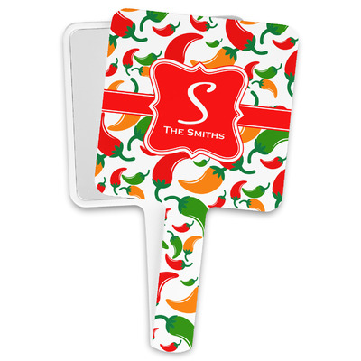 Colored Peppers Hand Mirror (Personalized)