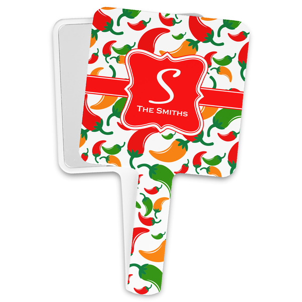 Custom Colored Peppers Hand Mirror (Personalized)