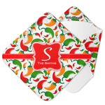 Colored Peppers Hooded Baby Towel (Personalized)