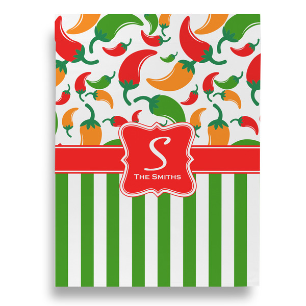 Colored Peppers House Flags - Double Sided - BACK