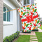 Colored Peppers House Flags - Double Sided - LIFESTYLE