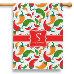 Colored Peppers 28" House Flag (Personalized)