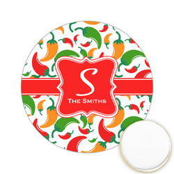 Colored Peppers Printed Cookie Topper - 2.15" (Personalized)