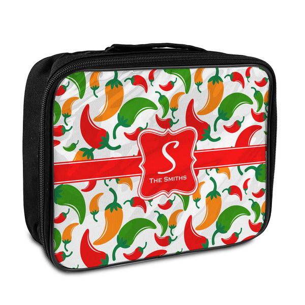 Custom Colored Peppers Insulated Lunch Bag (Personalized)