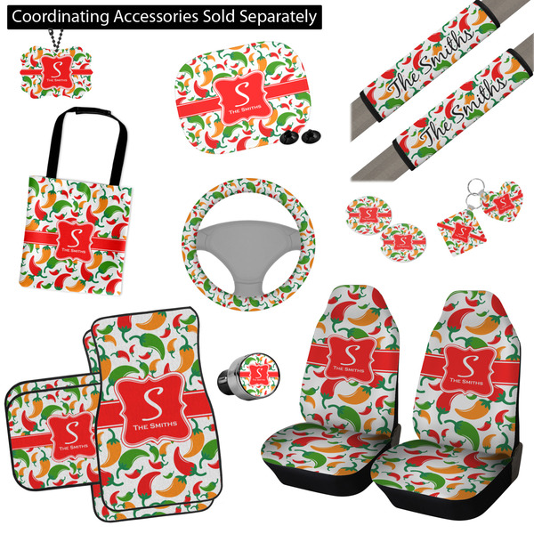 Colored Peppers Interior Car Accessories