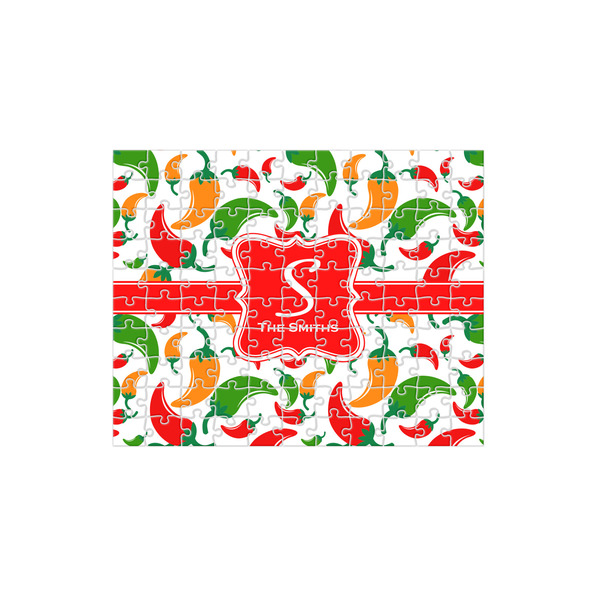 Custom Colored Peppers 110 pc Jigsaw Puzzle (Personalized)