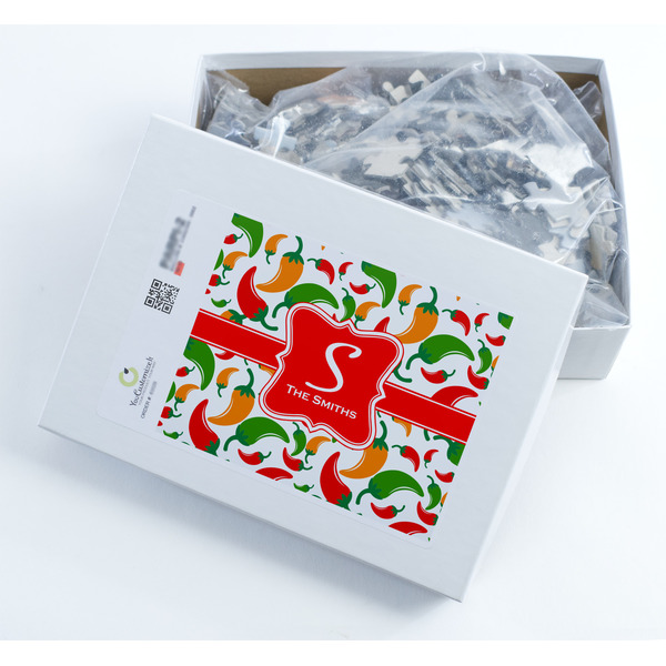 Colored Peppers Jigsaw Puzzle 500 Piece - Box