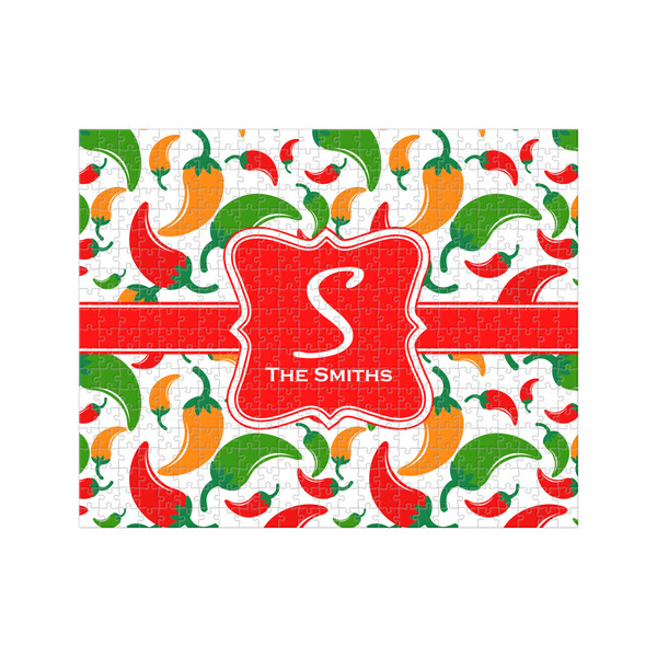 Custom Colored Peppers 500 pc Jigsaw Puzzle (Personalized)