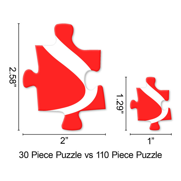 Colored Peppers Jigsaw Puzzle - Piece Comparison