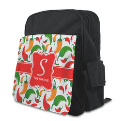 Colored Peppers Preschool Backpack (Personalized)